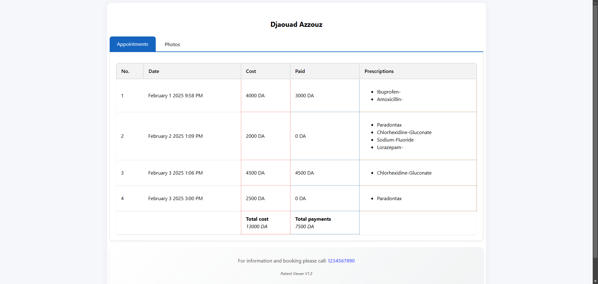 Portail Patient sur Dentisapp